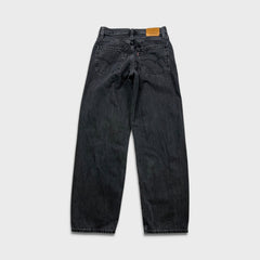 Levi's Jeans Womens 28x31 Black Baggy Dad Dark Wash Faded Denim Pants