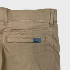 Projek Raw Pants Mens 34x29 Brown Slim Taper Leg Lightweight Chino Trousers