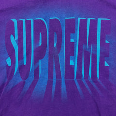 FW18 Supreme Light SS Top T Shirt Mens Medium Purple Short Sleeve Tee