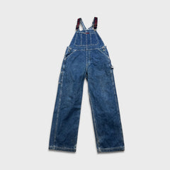 Vintage 90s Tommy Hilfiger Overalls Mens Large Blue Medium Wash Hammer Loop Workwear