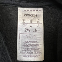 Adidas Essentials Hoodie Mens XL Black Stripe Lightweight Hooded Sweater