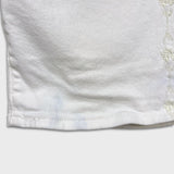 Levi's Bermuda Shorts Womens Size 28 White Classic Stretch Floral Denim Jorts