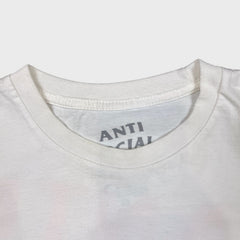 Anti Social Social Club x Undefeated Paranoid T Shirt Mens Medium White ASSC Tee