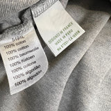 Lacoste Sweatshirt Mens Large Gray 1/4 Zip Long Sleeve Preppy Pullover