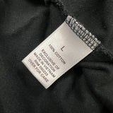 Fear of God Essentials Polo Shirt Mens Large Black Boxy Faded Wash Short Sleeve