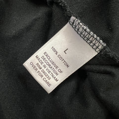 Fear of God Essentials Polo Shirt Mens Large Black Boxy Faded Wash Short Sleeve