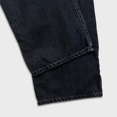 Levi's Low Loose Jeans Womens 28x29 Black Wide Leg Baggy Dark Wash Denim Pants