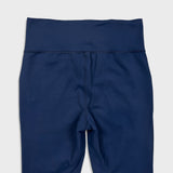 Lululemon Still Pant Womens Size 8 Blue Mid Rise Yoga Pilates Leggings