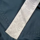 Vintage 90s Adidas Jacket Mens Medium Blue Stripe Reversible Fleece Full Zip Coat