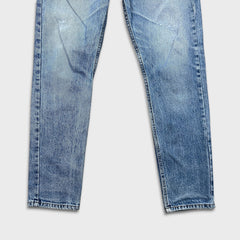 Levi's 510 Skinny Jeans Mens 34x30 Blue Light Wash Stretch Mid Rise Tapered Leg