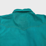 Vintage 90s Levi's Denim Shirt Mens Large Blue Casual Western Pearl Snap