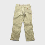 Carhartt Pants Mens 36x32 Beige Relaxed Fit Workwear Carpenter Straight Baggy