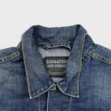 Levi's Type 3 Jean Jacket Mens Large Blue Dark Wash Denim Western Trucker