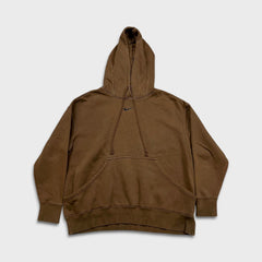 Nike Sportswear Hoodie Mens Large Brown Center Swoosh Pullover Hooded Sweater