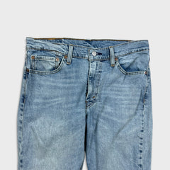 Levi's 511 Jean Mens 32x32 Blue Slim Fit Mid Rise Light Wash Stretch Denim Pants
