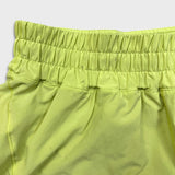 Lululemon Track That Short 5" Womens Size 10 Yellow Athletic Lined Running Pants