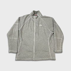 The North Face Fleece Mens XL Gray Full Zip Outdoor Jacket