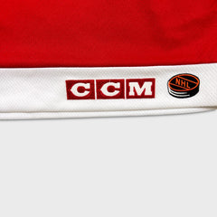 Vintage 90s CCM NHL World All Stars Hockey Jersey Mens 2XL Red Air Knit Stitched