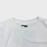 Vintage 90s Tommy Hilfiger T Shirt Mens Medium White Crest Short Sleeve Tee
