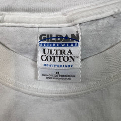 Vintage 2003 Namco Xenosaga T Shirt Mens XL White Episode 1 KOS-MOS Der Wille zur Macht Video Game Tee