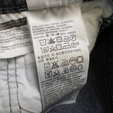 Levi's 501 Jeans Mens 34x30 Black Original Straight Leg Dark Wash Denim Pants