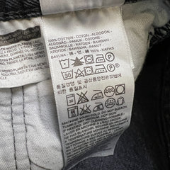 Levi's 501 Jeans Mens 34x30 Black Original Straight Leg Dark Wash Denim Pants