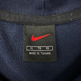 Vintage 90s Nike Sportswear Fleece Mens XL Blue Swoosh Pullover Jacket