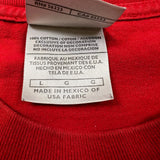 Vintage Y2K Nike Sportswear T Shirt Mens Large Red Phys Ed Short Sleeve Graphic Tee