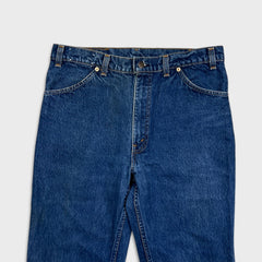 Vintage 90s Levi's 619 Jeans Mens 34x34 Slim Straight Orange Tab Medium Wash Denim Pants
