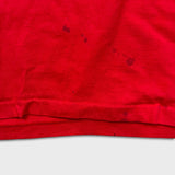 Vintage 90s Disney Mickey Mouse T Shirt Mens Large Red USA Single Stitched Tee