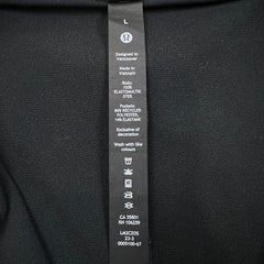 Lululemon Sojourn Jacket Mens Large Black Full Zip Outdoor Tracksuit Top