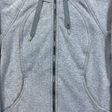 Lululemon Scuba Hoodie Womens Size 8 Blue Plush Sports Full Zip Hooded Sweater