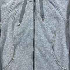 Lululemon Scuba Hoodie Womens Size 8 Blue Plush Sports Full Zip Hooded Sweater