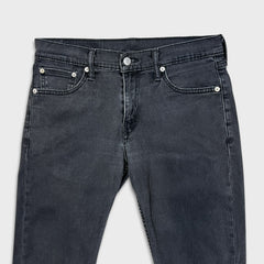 Levi's 511 Jeans Mens 30x30 Black Slim Fit Dark Wash American Denim Pants