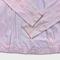 Lululemon Water Bound Hoodie Womens Size 2 Pink 1/4 Zip Athletic Lightweight