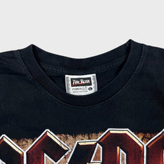 Vintage Y2K ACDC No Bull T Shirt Mens Large Black Directors Cut Double Side Band Tee