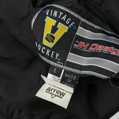 Vintage 90s Jeff Hamilton Los Angeles Kings Jacket Mens Large Reversible NHL Hockey Varsity