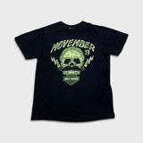 2013 Harley Davidson Movember 13th T Shirt Mens Medium Black Skull Biker Tee