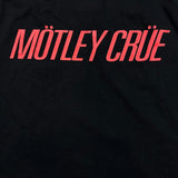Vintage Y2K Motley Crue T Shirt Mens XL Black Double Sided Graphic Rock Band Tee