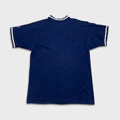 Vintage 90s Pro Player New York Yankees T Shirt Mens Medium Blue MLB Baseball Tee