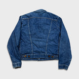 Vintage 80s Wrangler Denim Jacket Mens Small Winston Rodeo Awards USA Trucker