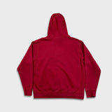 Nike Sportswear Hoodie Mens Large Red Swoosh Pullover Hooded Sweater