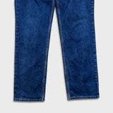 Levi's 516 Jeans Mens 34x31 Blue Slim Straight Leg Stretch Medium Wash Denim Pants