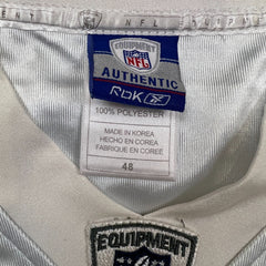 Vintage 2008 Reebok Brett Favre #4 New York Jets Jersey Mens Large White Stitched NFL Football