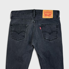 Levi's 511 Jeans Mens 30x30 Black Slim Fit Dark Wash American Denim Pants
