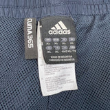 Vintage Y2K Adidas Track Pants Mens XL Blue 3 Stripes Spell Out Relaxed Straight Jogger