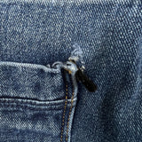 Diesel Jeans Mens 32x28 Blue Only The Brave Distressed Regular Straight Medium Wash Denim Pants