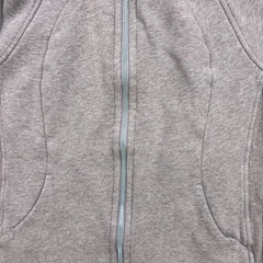 Lululemon Scuba Hoodie Light Cotton Womens Size 8 Gray Hooded Sweater