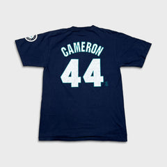 Vintage Majestic Mike Cameron Seattle Mariners T Shirt Mens Medium Y2K Baseball MLB Tee
