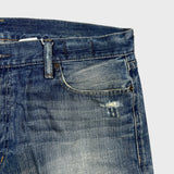 Ralph Lauren Jeans Mens 36x32 Blue Denim & Supply Tapered Straight Distressed Faded Pants